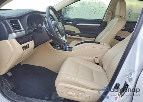 2018 Toyota Highlander Se from USA, damaged, VIN 5TDJZRFHXJS525139